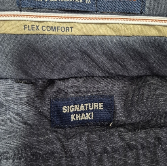 Dockers Signature Black Classic Fit Khaki Pants Size 40×30 - Picture 5 of 9